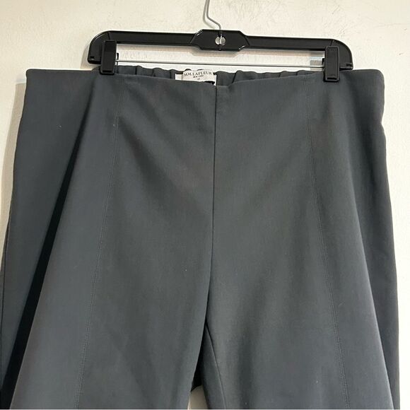 MM LaFleur Foster Cigarette Pants PowerStretch Grey Plus Size 3x - Picture 3 of 10